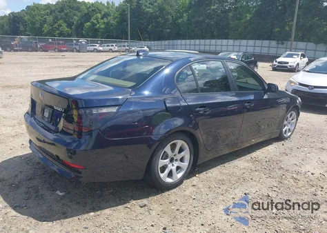 2007 BMW 550I из США, поврежденный, VIN WBANB53527CP07563